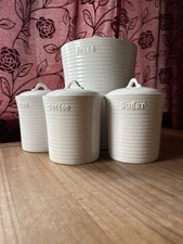 Dunelm white ribbed tea coffee