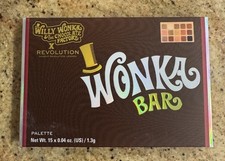Willy Wonka Chocolate Bar x Makeup Revolution 15 Eyeshadow Palette Golden Ticket