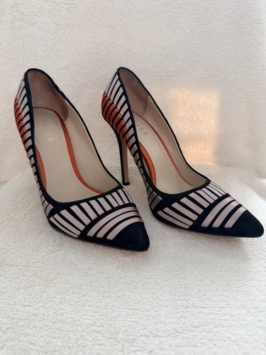 Reiss geometric high - high, heels