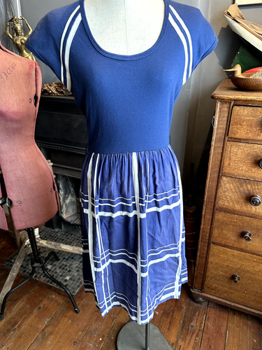 Vintage early 1980s blue