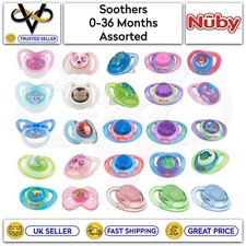 Nuby Soothers 0-36 Months Orthodontic/Massaging Pacifier Set Of 2