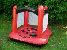 Inflatable Small Bouncy Ladybird Castle for 1 child 3+ yrs up to 30kg