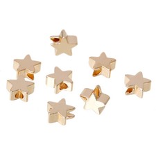 20 14K GOLD PLATED STAR SPACER