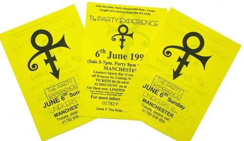 Prince promo flyers - x,