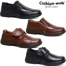 Mens Faux Leather Wide Fit Walking LightWeight Driving Smart Formal Shoes Size