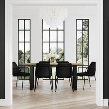 Reese Set of 2 Armchair Black