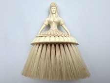 Vintage 1960s Bakelite Crumb Brush Crinoline Lady