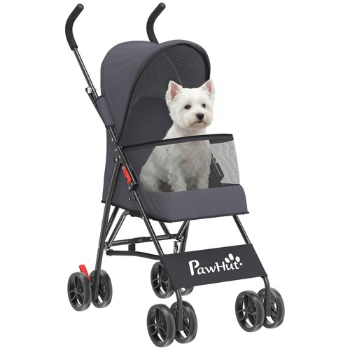 Pawhut foldable dog - pawhut, stroller