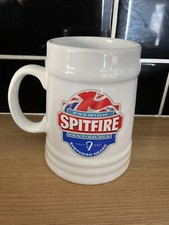 Spitfire Kentish Ale  Shepherd Neame Large White Ceramic Tankard Drinking Mug