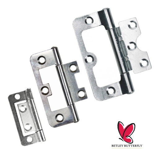 Flush hurl hinges - hinges, cupboard
