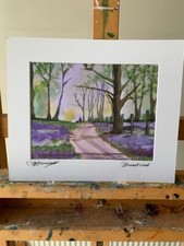 Reprint of Bluebelles in a