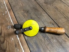vintage squire hand crank drill 9" long Carpentry Wood Work  #9 