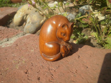 1a. Hand Carved wood netsuke