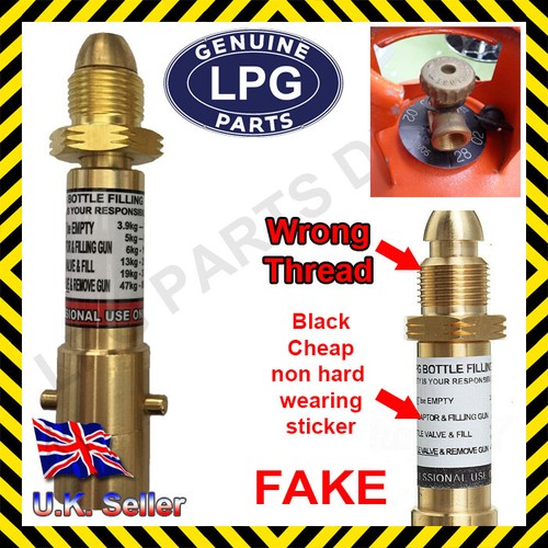 Lpg gas adaptor - refill, your