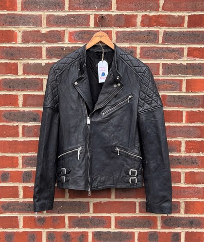 Allsaints mens den leather - den,
