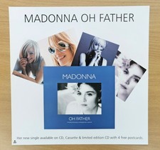 MADONNA DISPLAY CARD Oh Father