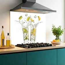 Printed glass kitchen - printed,