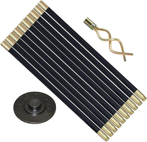 Piece drain rods - rods, set