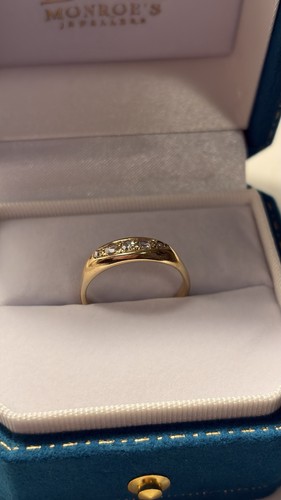 18ct gold and diamond - diamond, 5