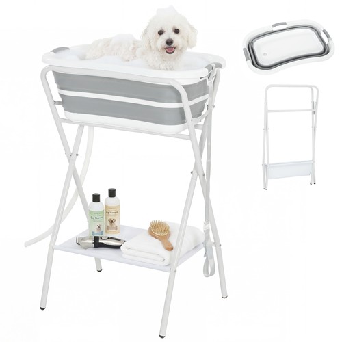 Pawhut 27l dog bath tub - 27l,