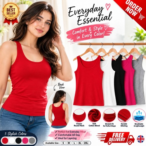 Ladies women cotton vest - ladies,
