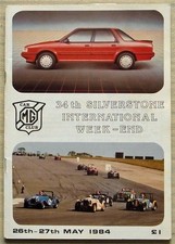 SILVERSTONE 26/27 May 1984 MG