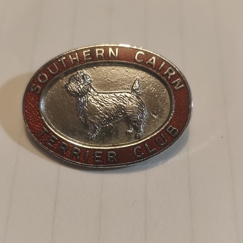 Vintage dog club badge - dog,