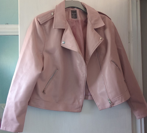 Primark pink faux leather - primark,