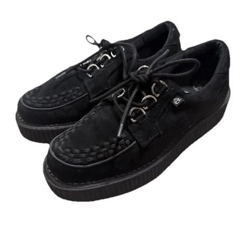 Tuk viva mondo black - black, suede