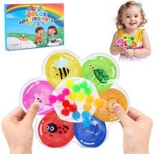 Felly Sensory Fidget Toys for Toddlers, Color Sorting Toys for Autism & Fine
