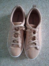 Light Brown 'mock Croc' Trainer Style Shoes. Head Over Heels.  Size 6. Unworn.