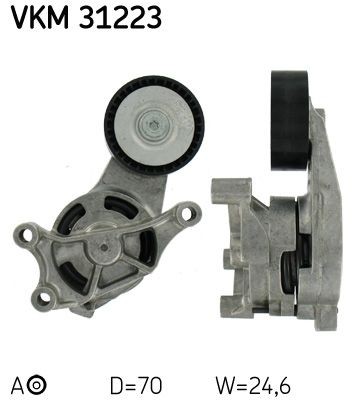 Ribbed belt tensioner skf - belt,