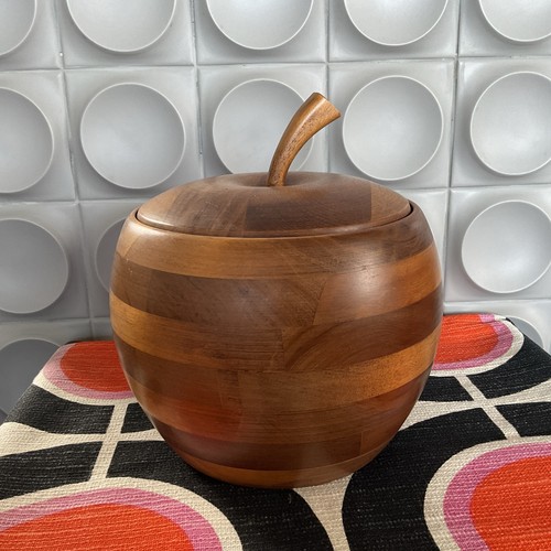 Vintage wooden apple - vintage, ice