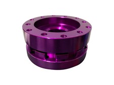 PURPLE 40-70mm ADJUSTABLE boss kit SPACER fit AFTERMARKET STEERING WHEELS 6x70mm