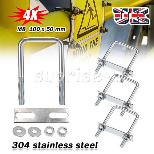 Bolt square 50mm inner - u-bolt,