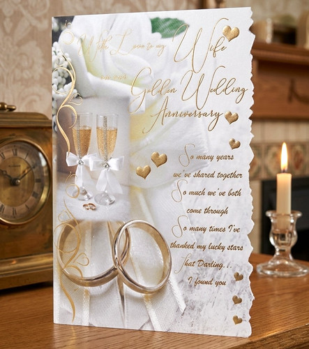 Wedding anniversary card wife - anniversary,