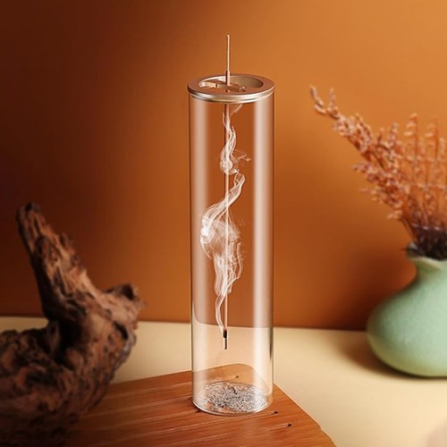 Modern glass incense - glass,