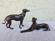 (2) Vintage Greyhound Whippet