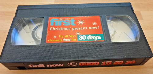 Sky promotional vhs play - promotional, vhs,