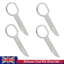 Car Radio Stereo Removal CD Release Tool Pin Keys Set For VW Audi Ford X4 PCS