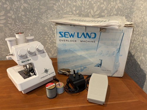 Sew land overlock white - sew,