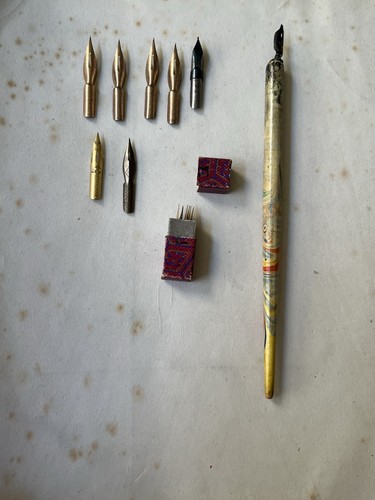 Lovely antique dip pen with - lovely,