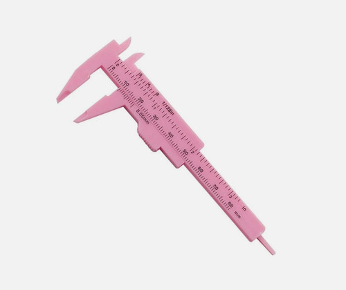 80mm plastic vernier caliper - 0-80mm,