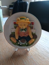 Regency Fine Arts GARDEN PARTY 3d BEAR PLATE