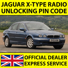 ✅JAGUAR X-TYPE CAR RADIO NAVIGATION UNLOCKING PIN CODE FAST & RELIABLE SERVICE✅