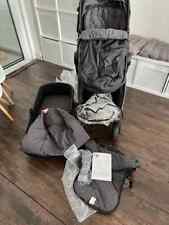 Mothercare Journey Pram + Carrycot + Rain Cover + Footmuff + Adapters + Manual