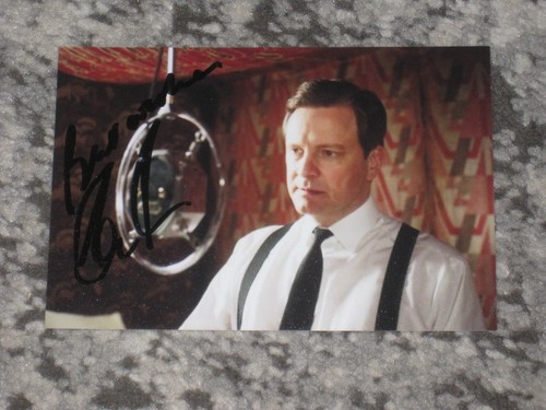 Colin firth signed - colin, 4x6