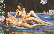 TWO NUDES PAINTED IN IRELAND
