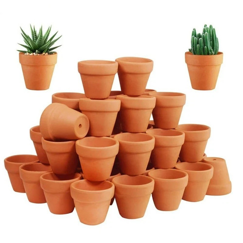50pcs mini terracotta - 50pcs, clay