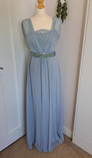 Coast Lori Maxi Dress Pale Blue UK Size 8 - Ideal for Prom/Bridesmaid/Wedding